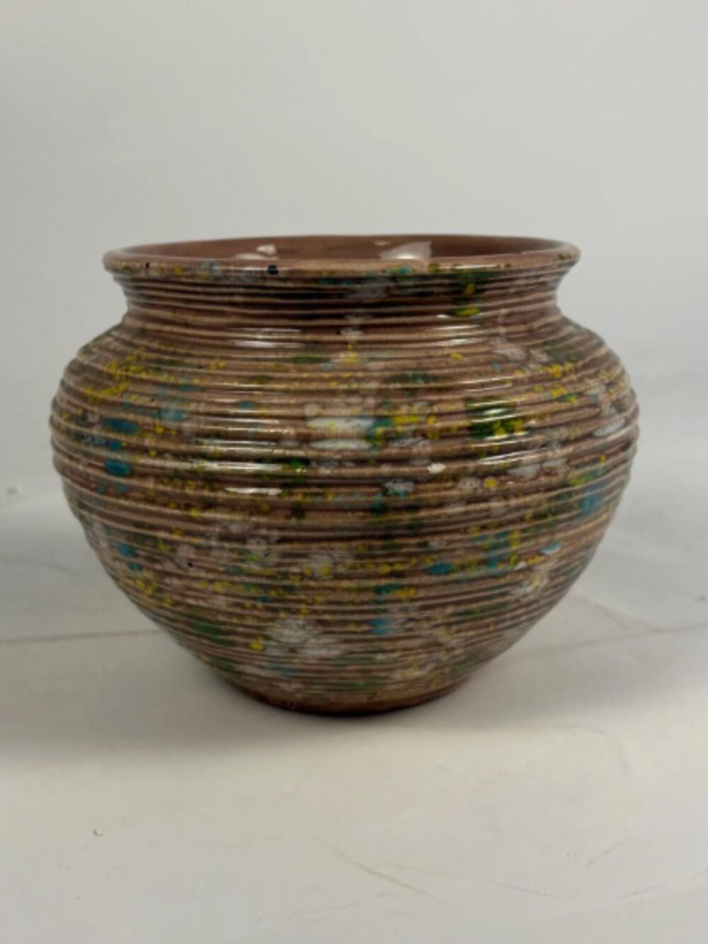 Signed Ceramics Kuma Pottery Bowl Ethel Brown Atlantic Beach NC Studio Art